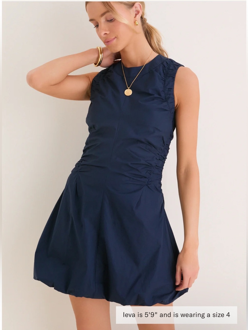 Tuckernuck Navy Cotton Alisa Dress
